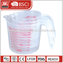Wholesale Best Quality 500ML Plastic Custom Measuring Cups